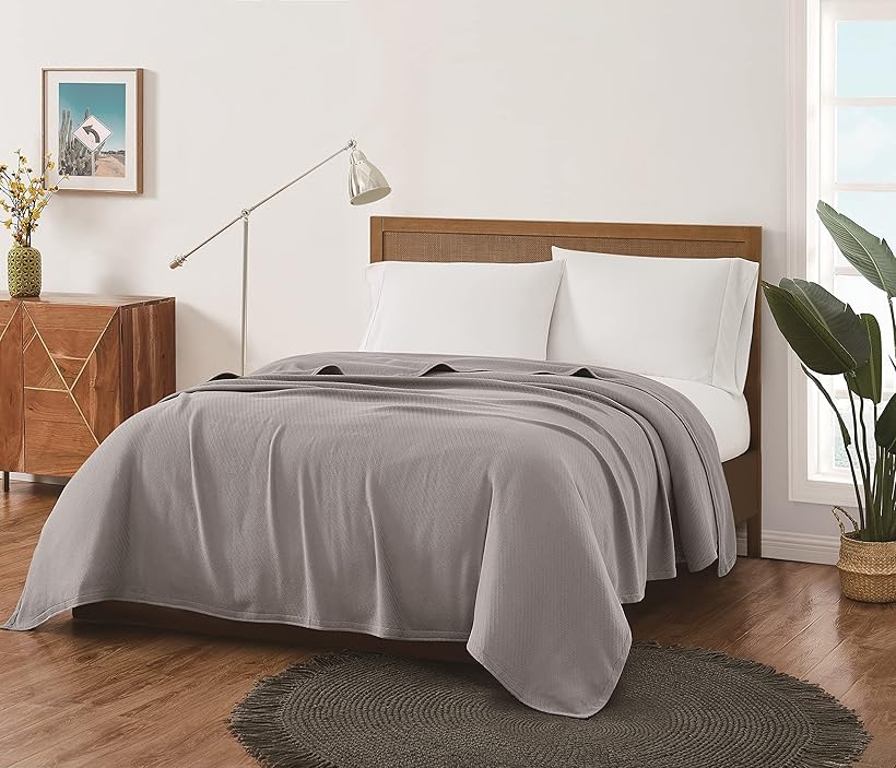 Frye Blanket Cotton Woven Queen 